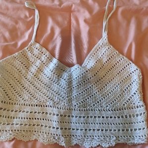 Crochet crop top